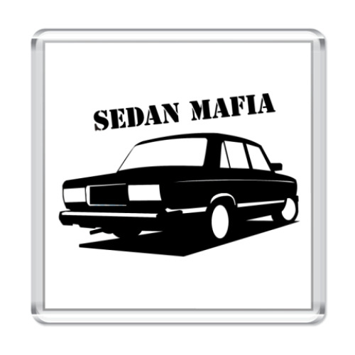 Магнит с принтом Sedan Mafia