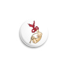 Значок 25 мм Ножничная Мэри