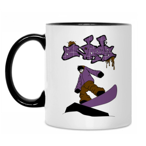 Кружка с принтом snbrds