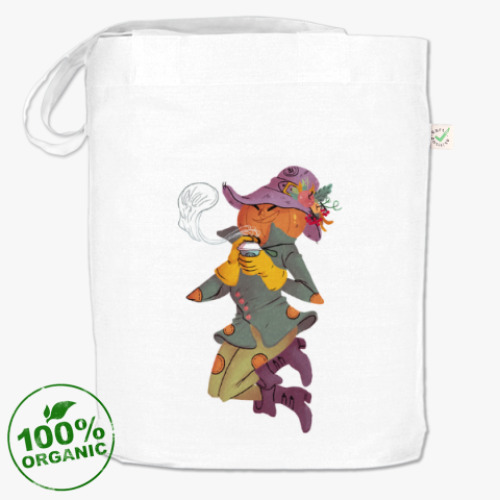 Сумка шоппер с принтом Джек Фонарь