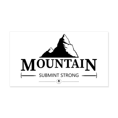 Виниловые наклейки Горы. Знак.(Mountain)