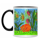 Кружка двухцветная