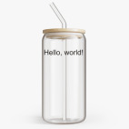 Банка с бамбуковой крышкой