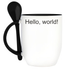 Кружка с ложкой