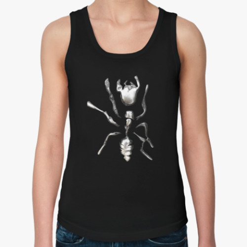 Женская майка с принтом Металлический Муравей