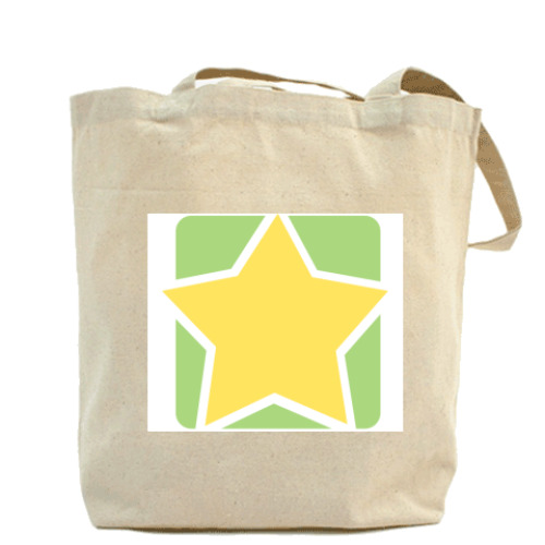 Сумка шоппер с принтом star