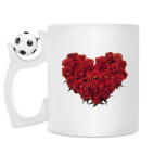 Кружка с футбольным мячиком