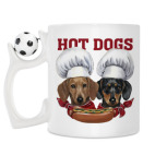 Кружка с футбольным мячиком