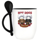 Кружка с ложкой