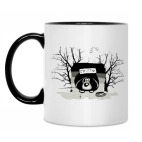 Кружка двухцветная