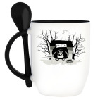 Кружка с ложкой