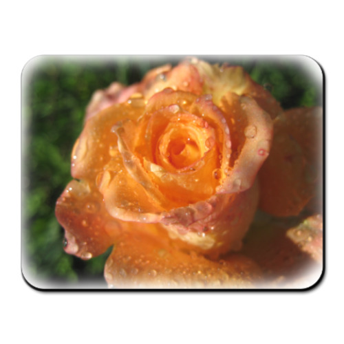 Коврик для мыши с принтом роза