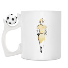 Кружка с футбольным мячиком