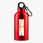 Металлическая бутылка 400 мл UV-DTF