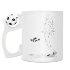 Кружка с футбольным мячиком