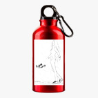 Металлическая бутылка 400 мл UV-DTF