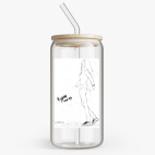 Банка с бамбуковой крышкой