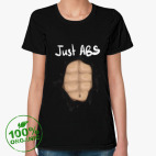 Женская футболка органик