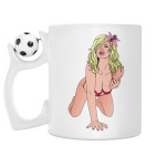 Кружка с футбольным мячиком