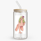 Банка с бамбуковой крышкой