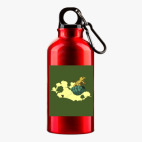 Металлическая бутылка 400 мл UV-DTF