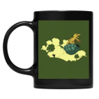 Кружка цветная UV-DTF