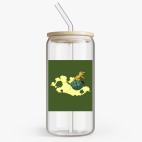 Банка с бамбуковой крышкой