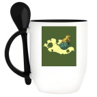 Кружка с ложкой