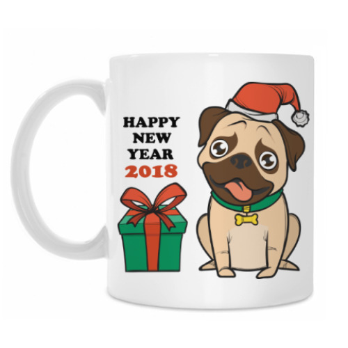 Кружка Год собаки 2018 по восточному календарю