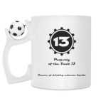 Кружка с футбольным мячиком