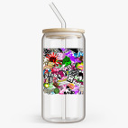 Банка с бамбуковой крышкой