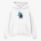 Толстовка худи оверсайз