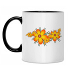 Кружка двухцветная