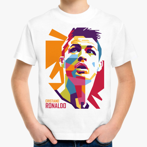 Детская футболка Криштиану Роналду купить на Printdirect.ru | 8259233-75