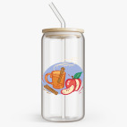 Банка с бамбуковой крышкой