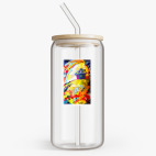 Банка с бамбуковой крышкой