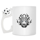 Кружка с футбольным мячиком
