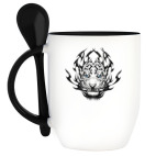 Кружка с ложкой