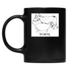 Кружка цветная UV-DTF