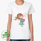 Женская футболка органик