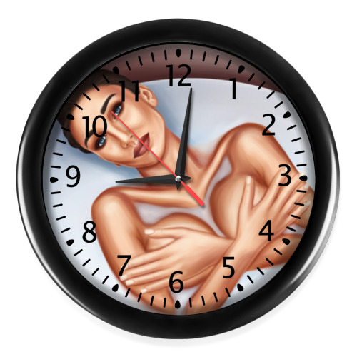 Настенные часы Арт «девушка в воде»