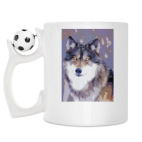 Кружка с футбольным мячиком