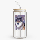 Банка с бамбуковой крышкой