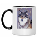 Кружка двухцветная