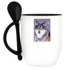 Кружка с ложкой