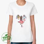 Женская футболка органик