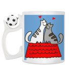 Кружка с футбольным мячиком