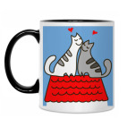 Кружка двухцветная