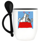 Кружка с ложкой