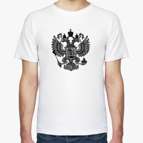 Футболка с принтом 'Герб России'